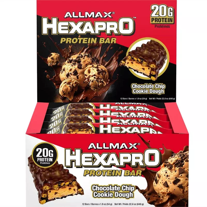 Allmax - HeaPro Protein Bar - Chocolate Chip Cookie Dough